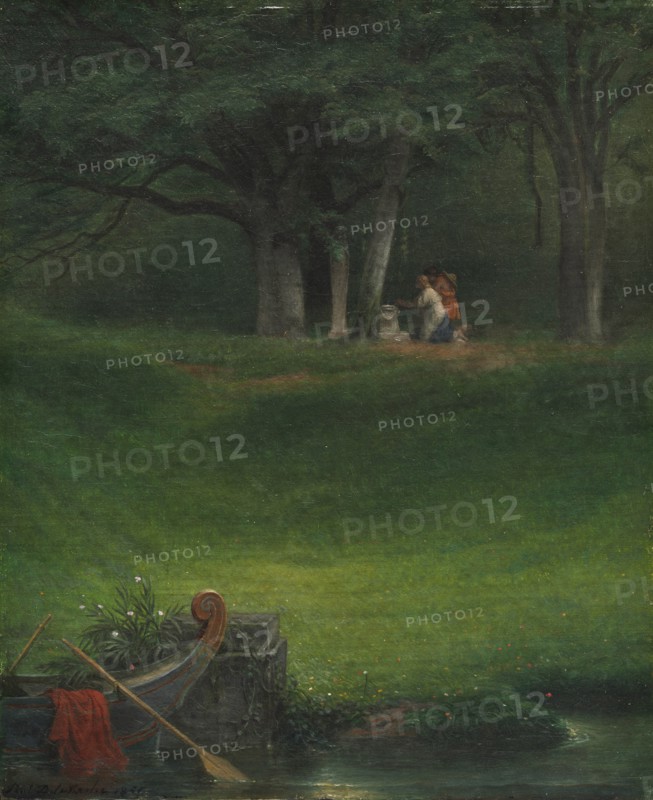 Offering to the God Pan, 1855. Creator: Paul Delaroche (French, 1797-1856).