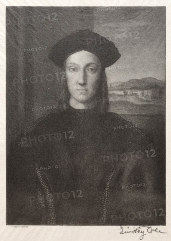 Old Italian Masters: Guidobaldo di Montefeltro, Duke of Urbino, 1888-1892. Creator: Timothy Cole (American, 1852-1931).