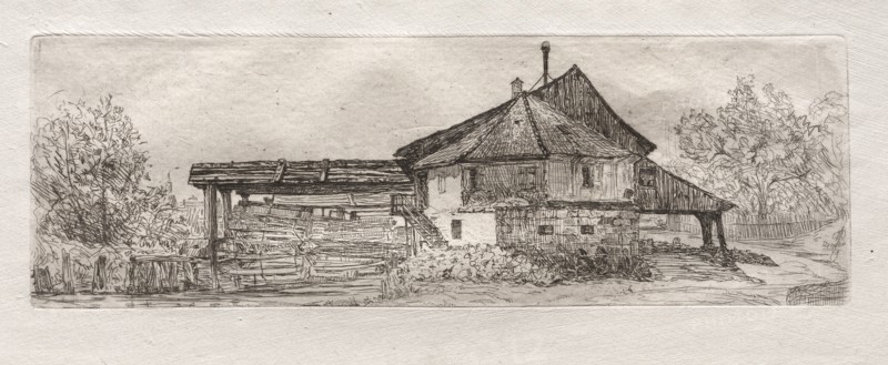 Old Mill on the Danube, 1879. Creator: Otto H. Bacher (American, 1856-1909).