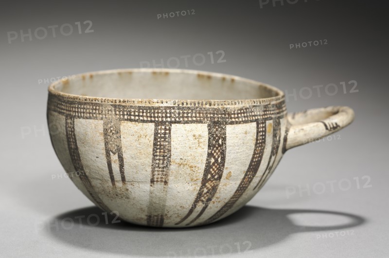 One-Handled Bowl, c. 1450-1200 BC. Creator: Unknown.