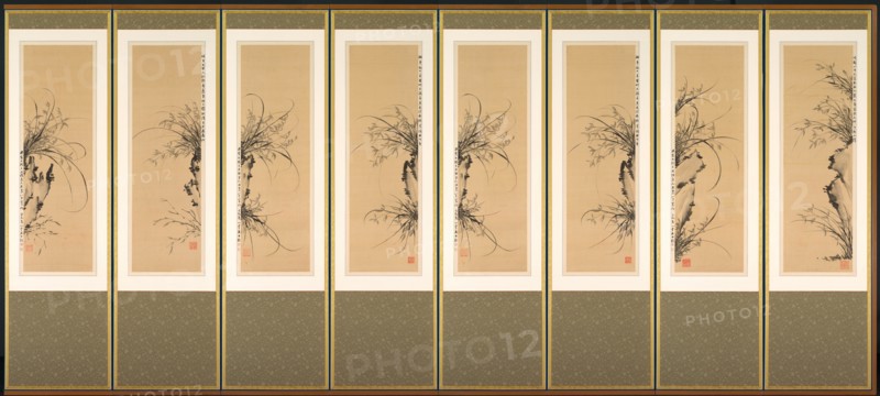 Orchids and Rocks, 1897-98. Creator: Yi Ha-eung (Korean, 1820-1898).