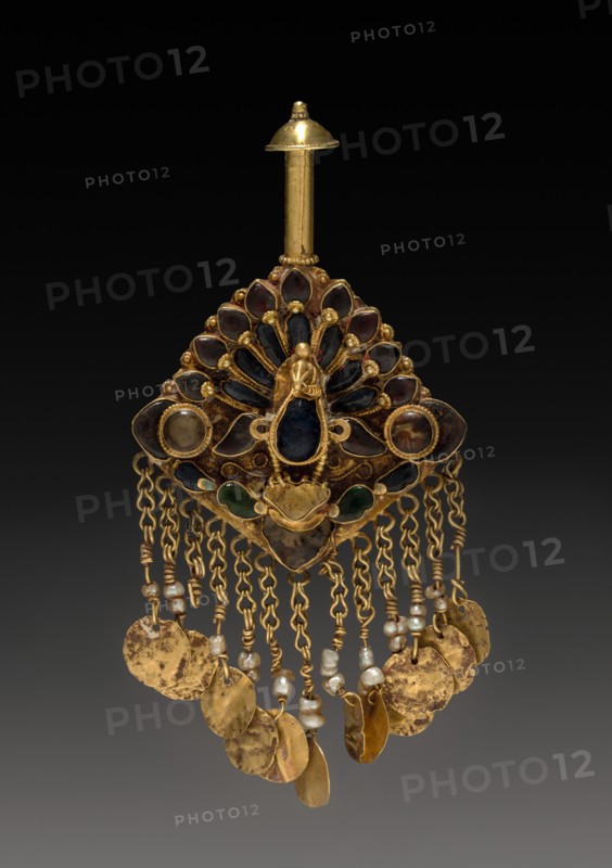 Ornament in the Shape of a Peacock, 1600s-1700s. Creator: Unknown.
