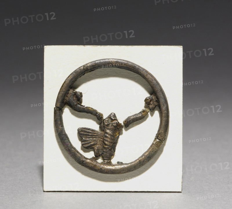 Ornament with Bat Design, 1200s. Creator: Unknown.