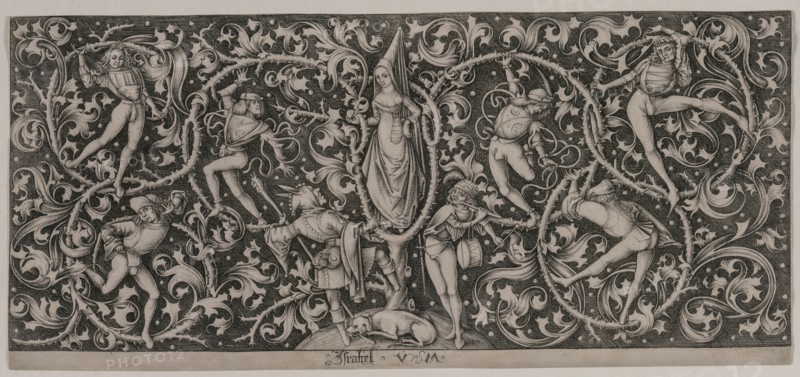 Ornament with Dance of the Lovers. Creator: Israhel van Meckenem (German, c. 1440-1503).