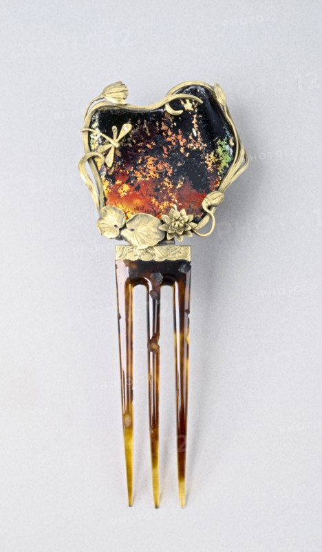 Ornamental Comb, c. 1900. Creator: F. Walter Lawrence (American, 1864-1929); Gustav Manz (German, 1865-1946).