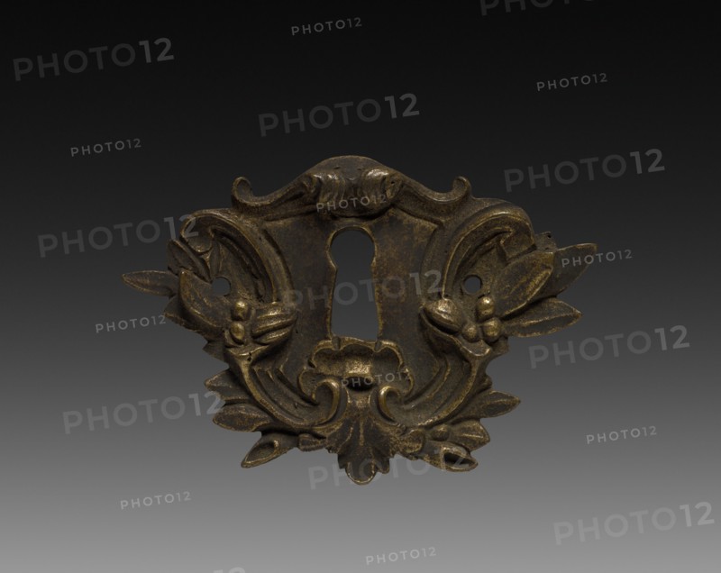 Ornamental Detail for a Keyhole, mid-1700s. Creator: Unknown.