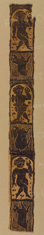 Ornamental Shoulder Bands from a Tunic, 500s. Creator: Unknown.