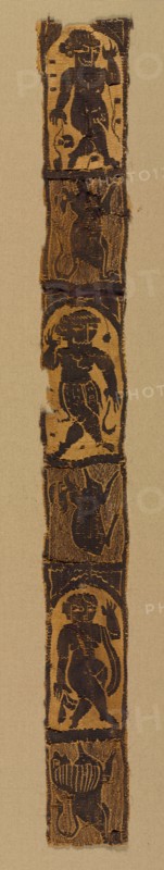 Ornamental Shoulder Bands from a Tunic, 500s. Creator: Unknown.