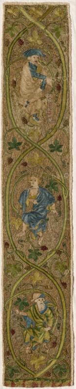 Orphrey Band: The Tree of Jesse, c. 1350. Creator: Unknown.