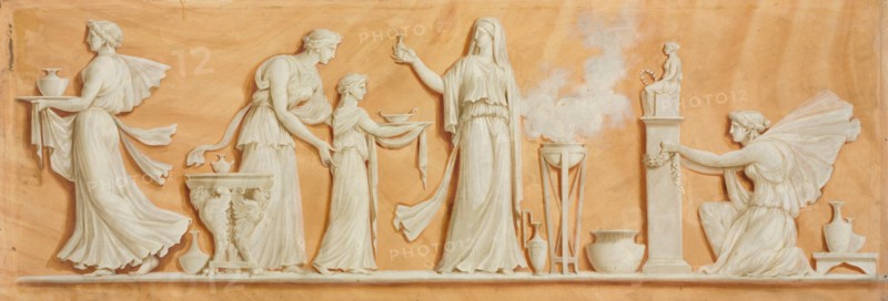 Overdoor Painting, 1790s. Creator: Pierre Rousseau (French, 1751-1829).
