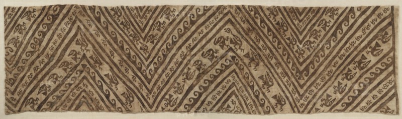 Painted Wrapping for Mummy, c.1100-1400 A.D.. Creator: Unknown.