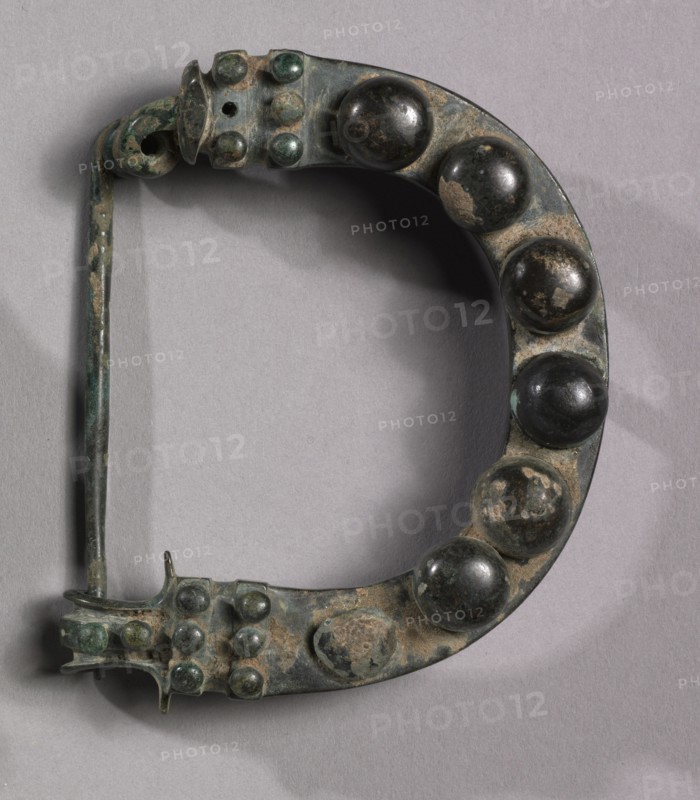 Pair of Arched Fibulae, 725-675 BC. Creator: Unknown.