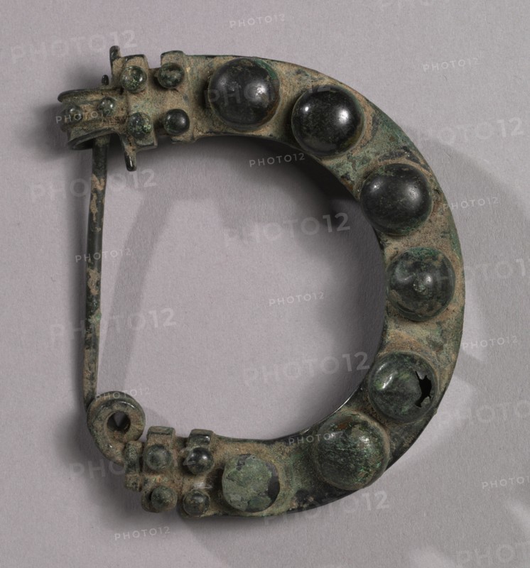 Pair of Arched Fibulae, 725-675 BC. Creator: Unknown.