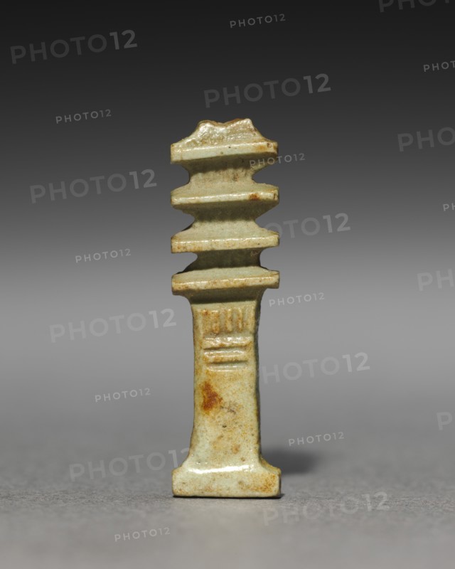 Pair of Djed-Pillar Amulets, 380-30 BC. Creator: Unknown.