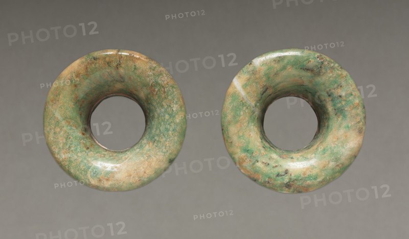 Pair of Ear Ornaments, 150-200. Creator: Unknown.
