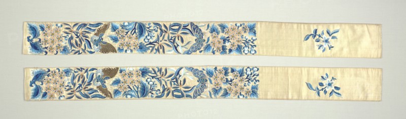 Pair of Sleeve Bands, 19th century. Creator: Unknown.