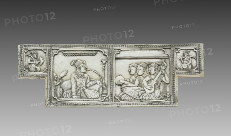 Panel from a Box, c. 18th Century. Creator: Unknown.