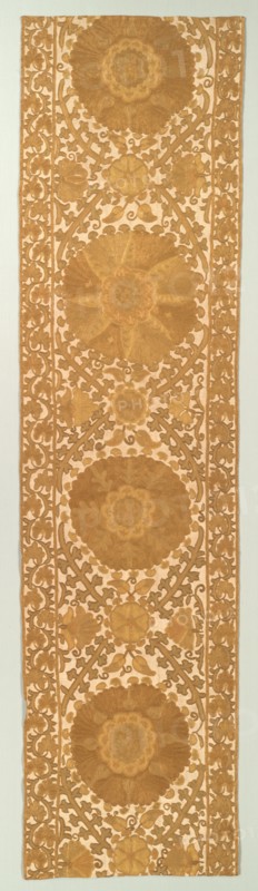 Panel, Probably from a Curtain, 19th century. Creator: Unknown.