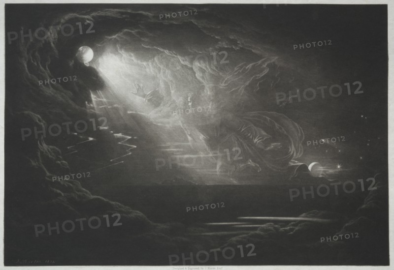 Paradise Lost: The Creation of Light, 1824. Creator: John Martin (British, 1789-1854).
