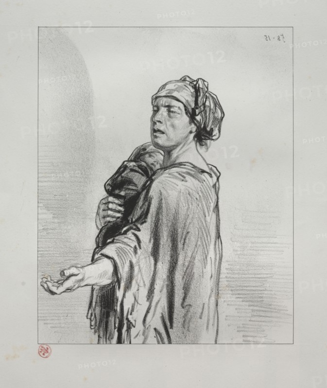Par-ci, par-lá: End of a Romance. Creator: Paul Gavarni (French, 1804-1866).