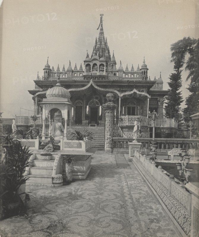Pareshnath, Jain Temple, Calcutta, c. 1890s. Creator: A. W. A. Plâté Studio (Ceylonese), studio of.