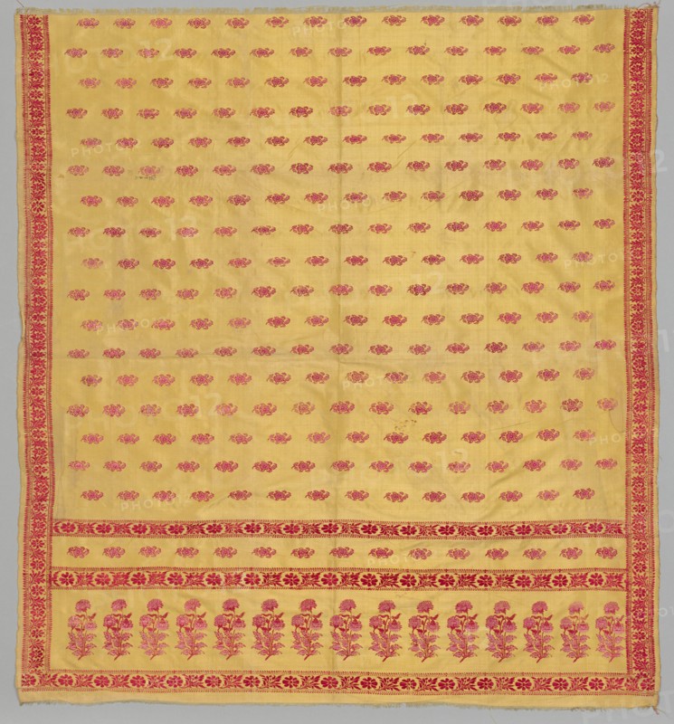 Part of a Sari, 1800s - early 1900s. Creator: Unknown.