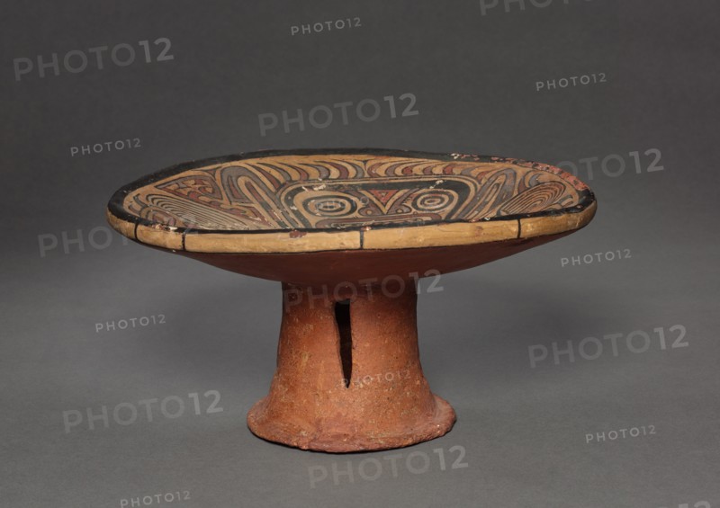 Pedestal Plate, 1300s-1400s. Creator: Unknown.