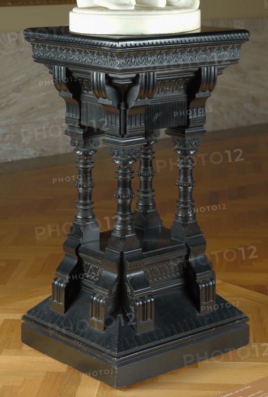 Pedestal, c. 1870. Creator: Daniel Pabst (American, 1826-1910), attributed to.