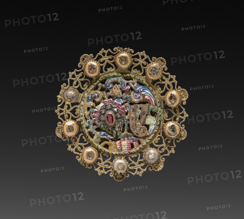 Pendant (part 1), 1700s. Creator: Unknown.