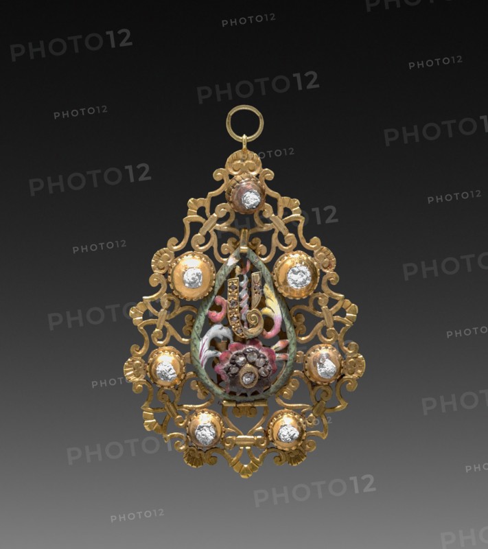 Pendant (part 2), 1700s. Creator: Unknown.