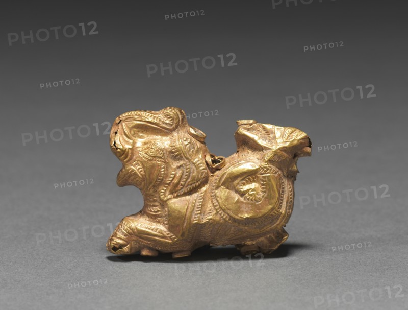 Pendant in the Shape of a Fish-Tailed Elephant, 185-72 BC. Creator: Unknown.