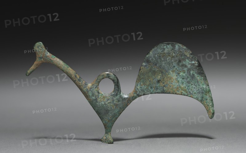 Pendant of a Bird (Rooster?), 8th-7th centuries BC. Creator: Unknown.