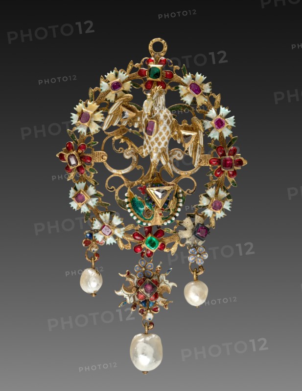 Pendant with Pelican, c. 1600. Creator: Unknown.