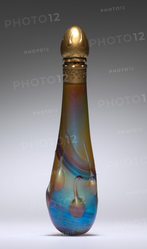 Perfume Bottle, c. 1905-10. Creator: Tiffany Studios (American, 1902-1932).