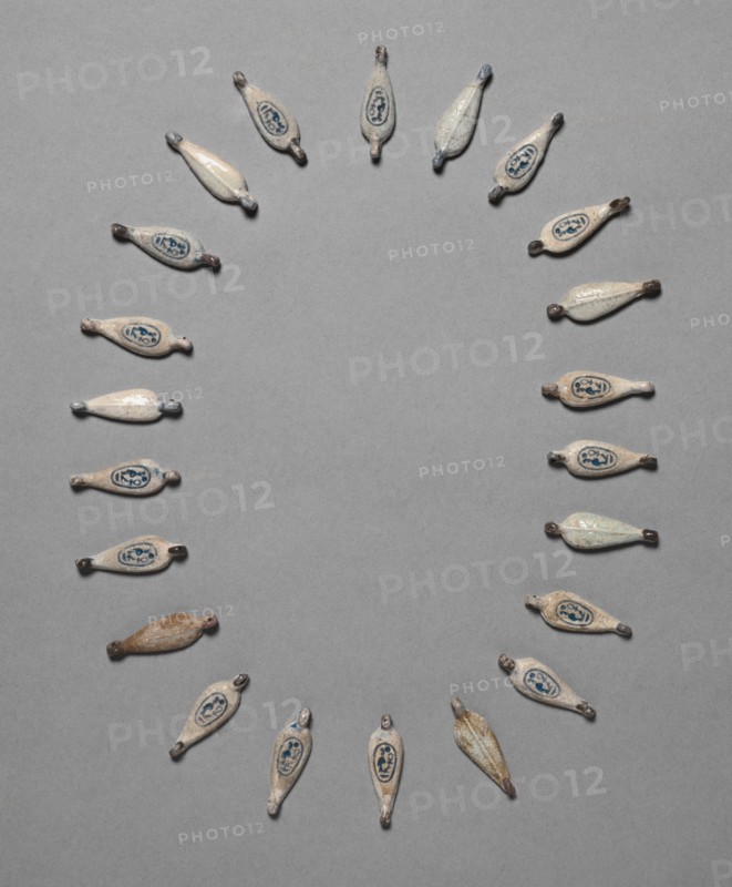 Petal-Shaped Beads, c. 1391-1353 BC. Creator: Unknown.