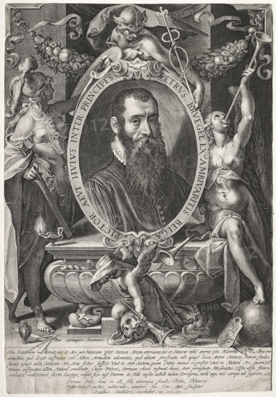 Peter Bruegel, 1606. Creator: Aegidius Sadeler (Flemish, c. 1570-1629).