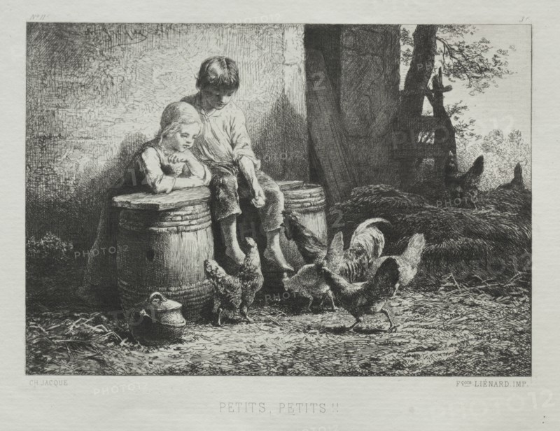 Petite, Petite. Creator: Charles-Émile Jacque (French, 1813-1894).