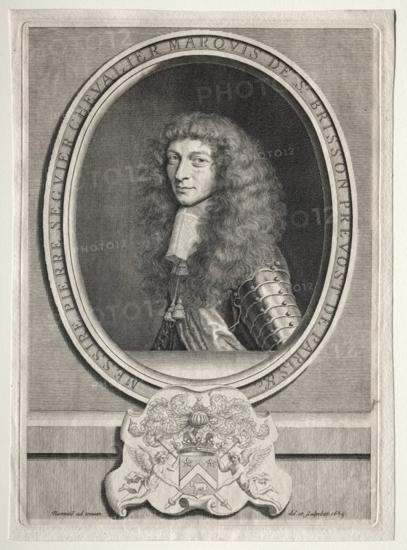 Pierre Seguier Chevalier, Marquis de St. Brisson. Creator: Robert Nanteuil (French, 1623-1678).