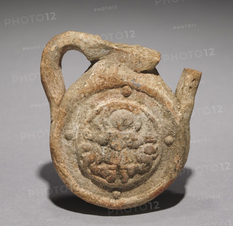 Pilgrim's Flask with Saint Menas, 400-600. Creator: Unknown.