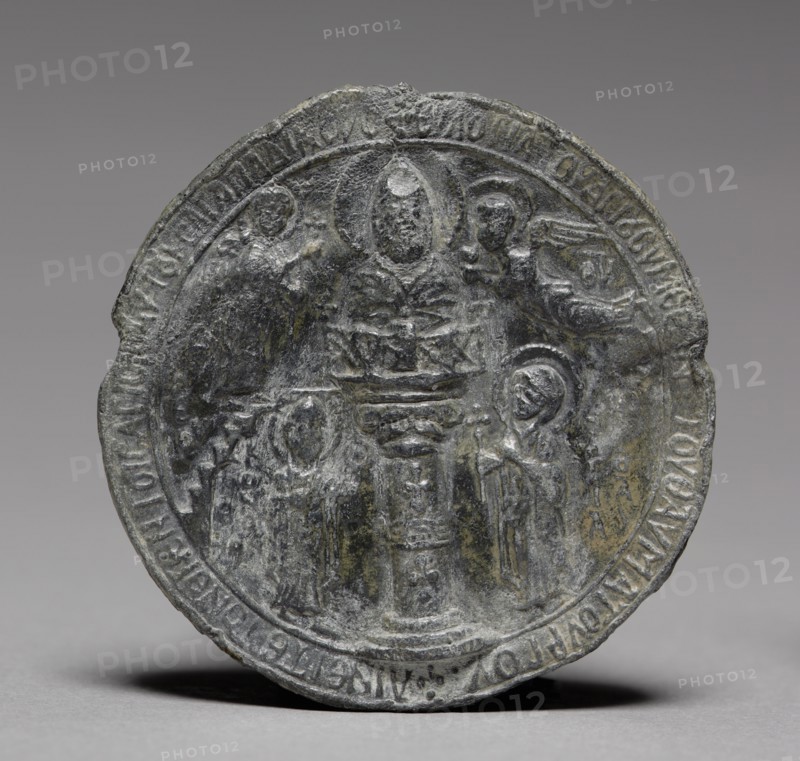Pilgrim's Medallion with Saint Symeon the Younger, c. 1100. Creator: Unknown.