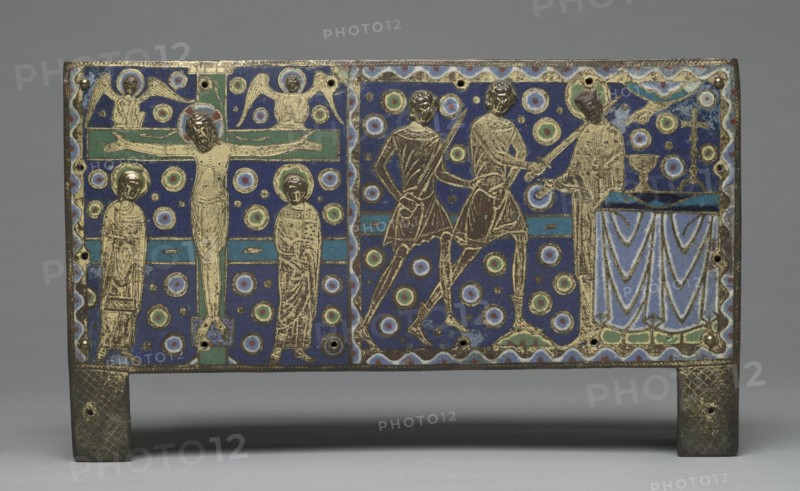 Plaque from a Chasse for Relics of Saint Thomas Becket, 1220-1225. Creator: Master G. Alpais (French); Workshop, and.