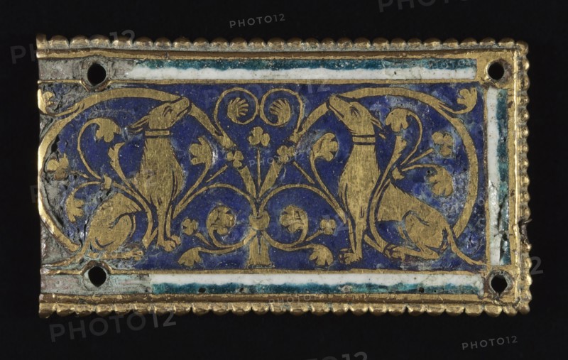 Plaque, probably from a Reliquary Shrine, c. 1200-1250. Creator: Unknown.