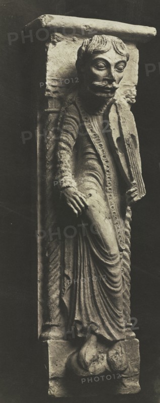 Plaster Cast of Romanesque Sculpture, c. 1854. Creator: Unidentified Photographer.