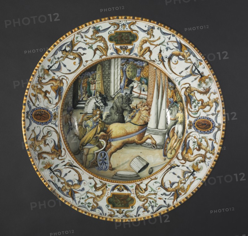 Plate, c. 1560. Creator: Atelier of the Fontana Family (Italian).