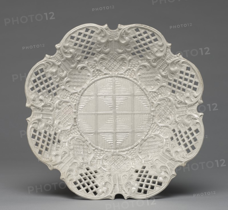Plate, c. 1760. Creator: Staffordshire Factory (British).