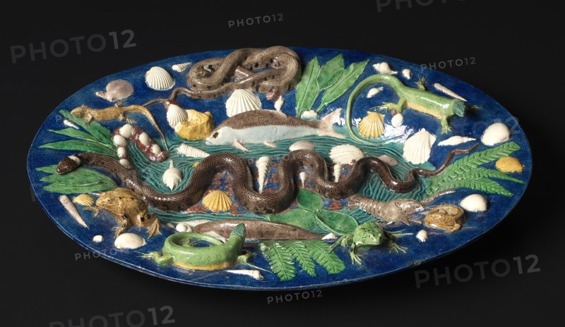 Platter, late 1500s. Creator: Bernard Palissy (French, 1510-1589), circle of.
