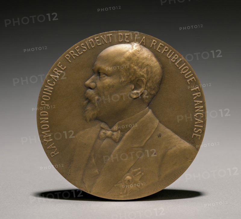 Poincarè Medal (obverse), 1900s. Creator: Léon Julien Deschamps (French, 1860-1928).