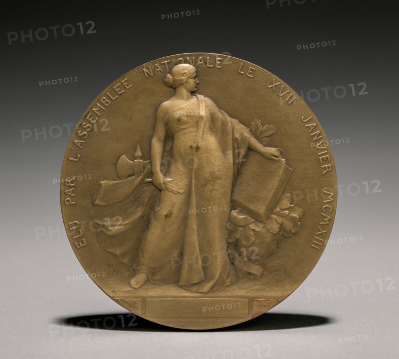 Poincarè Medal (reverse), 1900s. Creator: Léon Julien Deschamps (French, 1860-1928).