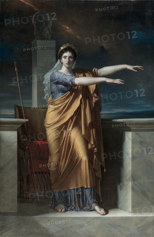 Polyhymnia, Muse of Eloquence; Erato, Muse of Lyrical Poetry; Apollo, God of Light..., 1800. Creator: Charles Meynier (French, 1768-1832).