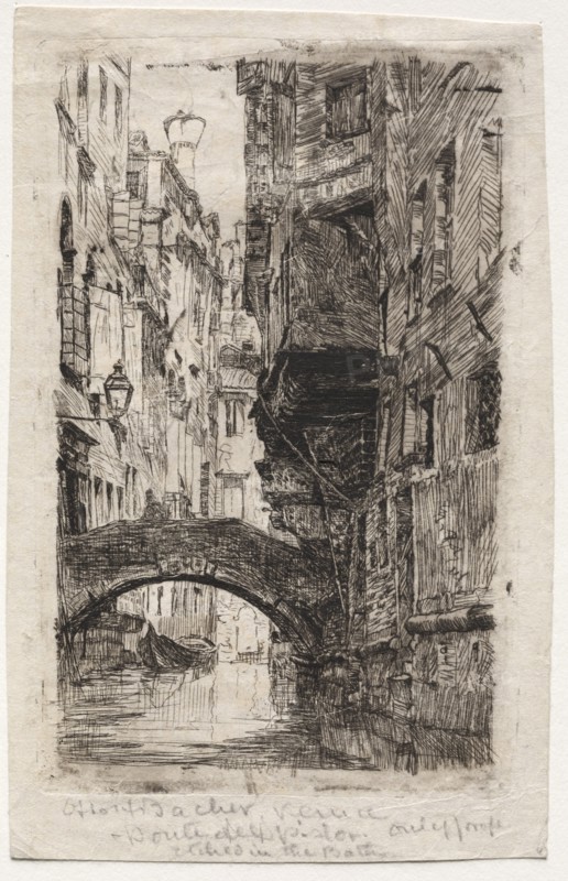 Ponte del Pistor. Creator: Otto H. Bacher (American, 1856-1909).